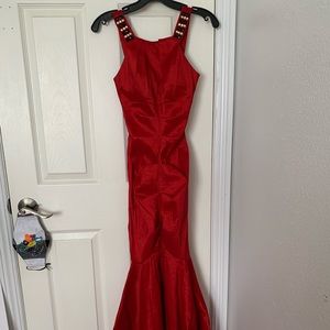 🔴Mermaid Style Prom Dress